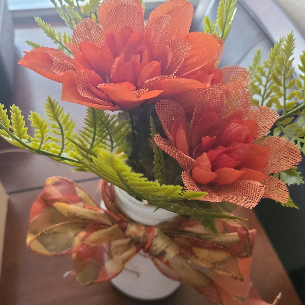 Rustic fall mason jar - Picture 2 of 3